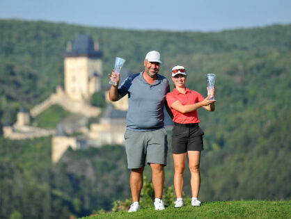 Mistry Golf Clubu Karlštejn pro rok 2023 jsou Frank a Kmínková