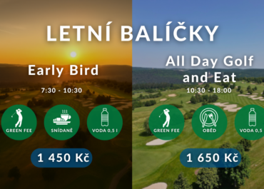 Letní golfové balíčky na Karlštejně